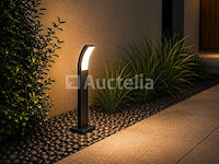 8 x led buiten sokkel lamp – 12w – 4200k neutraal wit - zwart – ip65 – prestige-3 - afbeelding 1 van  5
