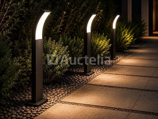 8 x led buiten sokkel lamp – 12w – 4200k neutraal wit - zwart – ip65 – prestige-3 - afbeelding 4 van  5
