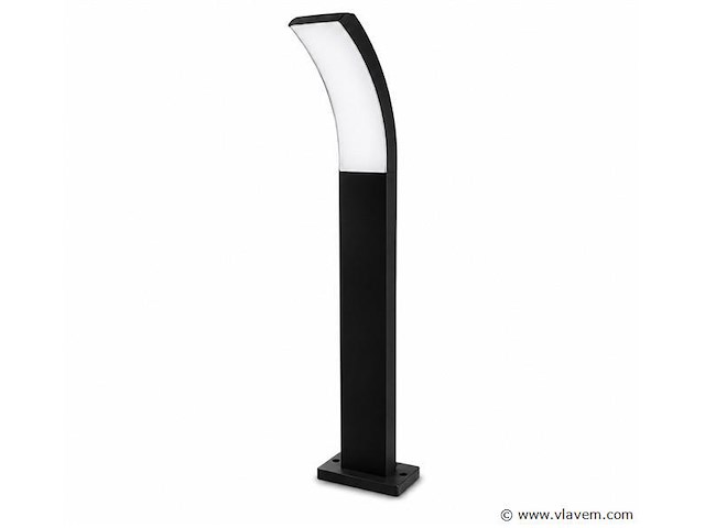 8 x led buiten sokkel lamp – 12w – 4200k neutraal wit - zwart – ip65 – prestige-3 - afbeelding 2 van  5
