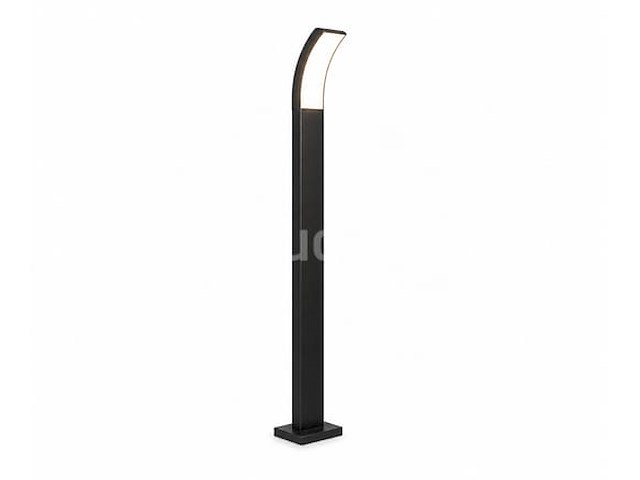 8 x led buiten sokkel lamp – 12w – 4200k neutraal wit - zwart – ip65 – prestige-4 - afbeelding 1 van  5