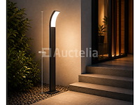8 x led buiten sokkel lamp – 12w – 4200k neutraal wit - zwart – ip65 – prestige-4 - afbeelding 3 van  5