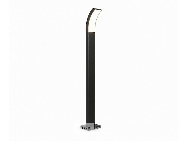8 x led buiten sokkel lamp – 12w – 4200k neutraal wit - zwart – ip65 – prestige-4 - afbeelding 3 van  6