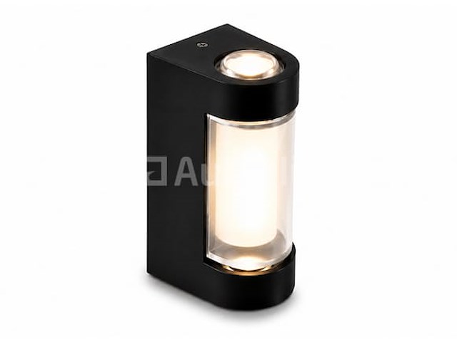 8 x led buiten wandlamp – 6w – 4200k neutraal wit - zwart – ip65 – vector-6 - afbeelding 3 van  5