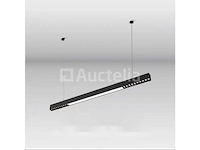 8 x led lineaire hanglamp – 35w – 120cm – ip20 – zwart – inclusief montageset - afbeelding 3 van  5