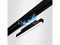 8 x led lineaire spot voor magnetische rail – 48v – 15w – 4000k neutraal wit – mora - afbeelding 1 van  5