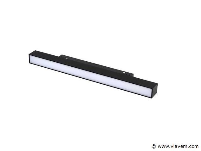 8 x led lineaire spot voor magnetische rail – 48v – 15w – 4000k neutraal wit – mora - afbeelding 3 van  5