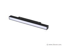 8 x led lineaire spot voor magnetische rail – 48v – 15w – 4000k neutraal wit – mora - afbeelding 3 van  5
