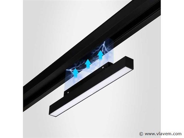 8 x led lineaire spot voor magnetische rail – 48v – 15w – 4000k neutraal wit – mora - afbeelding 1 van  5