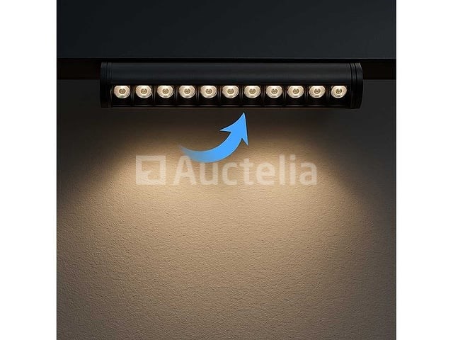 8 x led lineaire spot voor magnetische rail – 48v – 18w – 4000k neutraal wit – alfa - afbeelding 2 van  5
