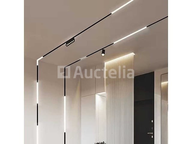8 x led lineaire spot voor magnetische rail – 48v – 18w – 4000k neutraal wit – alfa - afbeelding 3 van  5