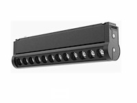 8 x led lineaire spot voor magnetische rail – 48v – 18w – 4000k neutraal wit – alfa - afbeelding 3 van  6