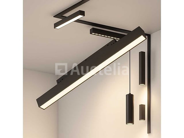 8 x led lineaire spot voor magnetische rail – 48v – 20w – 4000k neutraal wit – mora - afbeelding 3 van  5