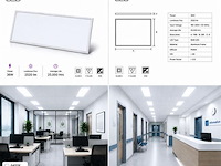 8 x led paneel 36w – 6400k koud wit - 1195x295mm – ip20 – zodiac-36 - afbeelding 5 van  5