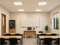 8 x led paneel 45w – 4200k neutraal wit - 595x595mm – ip20 – galaksi - afbeelding 3 van  4