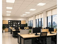 8 x led paneel 45w – 4200k neutraal wit - 595x595mm – ip20 – galaksi - afbeelding 1 van  5