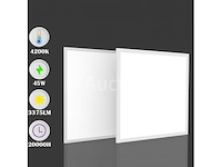 8 x led-paneel 45w – 60 × 60 cm – 4200k neutraal wit - afbeelding 2 van  4