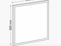 8 x led-paneel 45w – 60 × 60 cm– 6400k koud wit - afbeelding 5 van  5