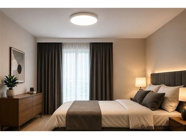 8 x led plafondlamp 32w – 3cct verstelbaar - wit – ip20 – hazel-32 3cct - afbeelding 1 van  5