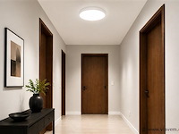 8 x led plafondlamp 32w – 3cct verstelbaar - wit – ip20 – hazel-32 3cct - afbeelding 3 van  5