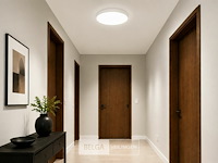 8 x led plafondlamp 32w – 3cct verstelbaar - wit – ip20 – hazel-32 3cct - afbeelding 4 van  6