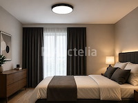 8 x led plafondlamp 32w – 3cct verstelbaar - zwart – ip20 – hazel-32 3cct