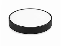 8 x led plafondlamp 32w – 3cct verstelbaar - zwart – ip20 – hazel-32 3cct - afbeelding 2 van  5