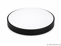 8 x led plafondlamp 40w – 3cct verstelbaar - zwart – ip20 – hazel-40 3cct - afbeelding 2 van  5