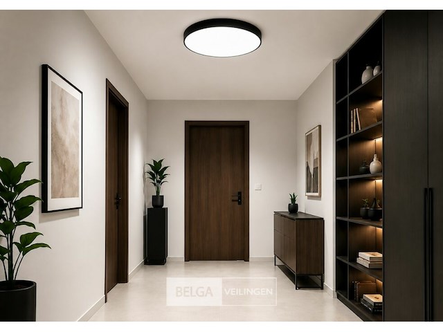 8 x led plafondlamp 40w – 3cct verstelbaar - zwart – ip20 – hazel-40 3cct - afbeelding 1 van  6