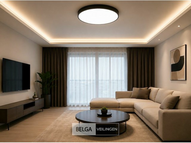 8 x led plafondlamp 40w – 3cct verstelbaar - zwart – ip20 – hazel-40 3cct - afbeelding 4 van  6