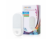 8 x led plafondlamp met sensor – ovaal – 15w – 6500k koud wit - afbeelding 3 van  3