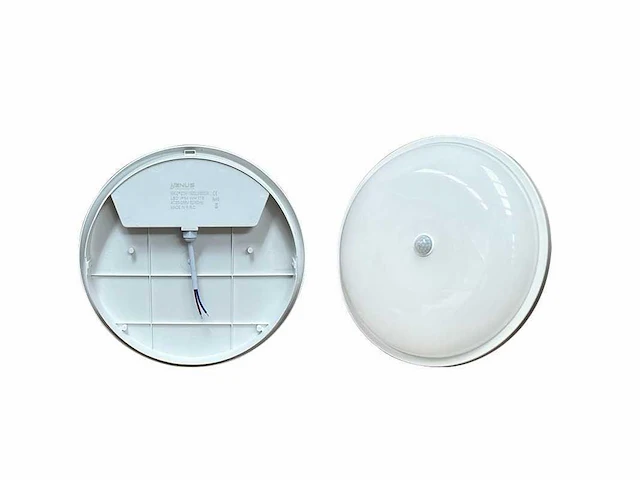8 x led plafondlamp met sensor – rond – 20w – 6500k koud wit - afbeelding 3 van  4