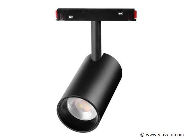 8 x led spot voor magnetische rail – 48v – 10w – 4000k neutraal wit – bery-10 - afbeelding 2 van  6
