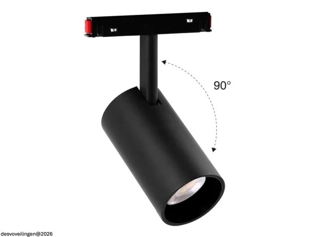 8 x led spot voor magnetische rail – 48v – 20w – 4000k neutraal wit – bery-20 - afbeelding 3 van  6