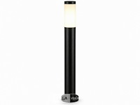 8 x led tuinlamp – e27 – ip44 – zwart – 80cm – buitenverlichting – kavak-5 - afbeelding 3 van  6