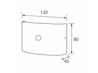 8 x led wandlamp met sensor – 4w – 3500k warm wit – ip54 – sw-2310-2 - afbeelding 3 van  3