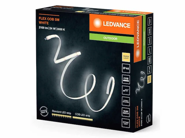 8 x ledvance cob flex ledstrips 500 cm - afbeelding 1 van  13