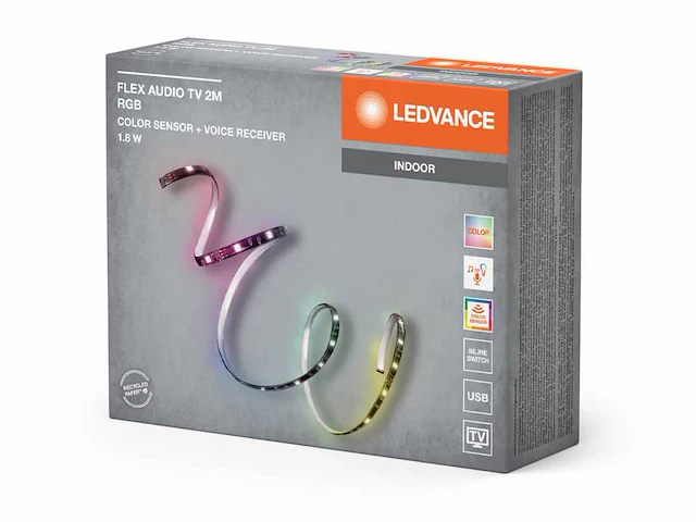 8 x ledvance flex audio usb color sensor ledstrips - afbeelding 2 van  12