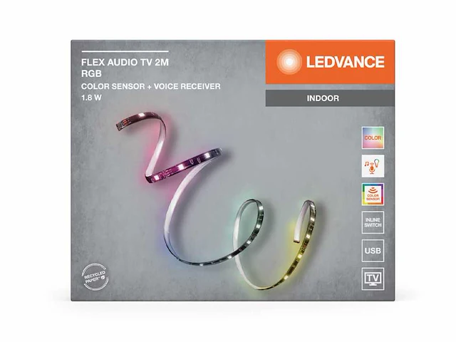 8 x ledvance flex audio usb color sensor ledstrips - afbeelding 4 van  12