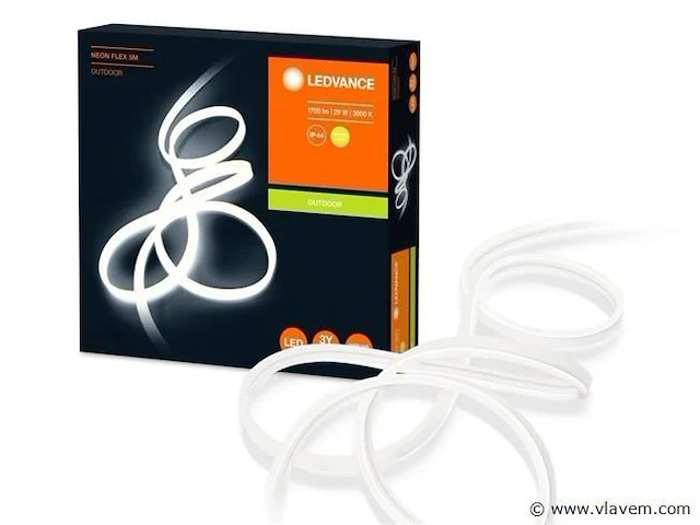 8 x ledvance neon flex ledstrip, 500 cm, 3000k, ip44 - afbeelding 5 van  11