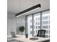 8 x lineaire led-pendellampen – 120 cm – 40w – 3cct verstelbaar – zwart – ip20 - afbeelding 3 van  5