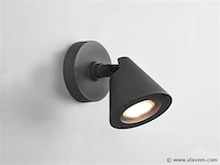 8 x lust 10 buiten wandlamp antraciet - afbeelding 2 van  8