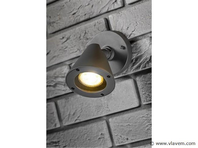 8 x lust 10 buiten wandlamp antraciet - afbeelding 1 van  8