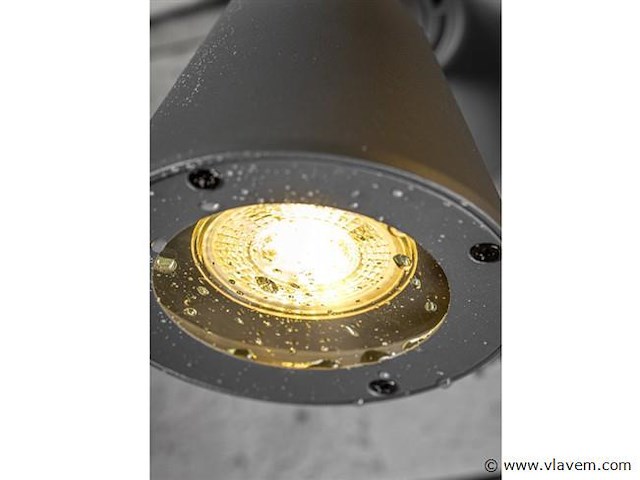 8 x lust 10 buiten wandlamp antraciet - afbeelding 4 van  8