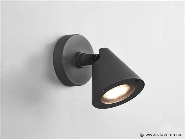 8 x lust 10 buiten wandlamp antraciet - afbeelding 2 van  8