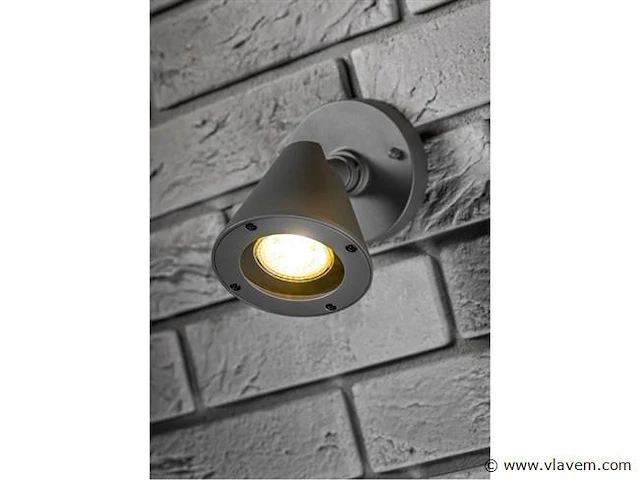 8 x lust 10 buiten wandlamp antraciet - afbeelding 1 van  8