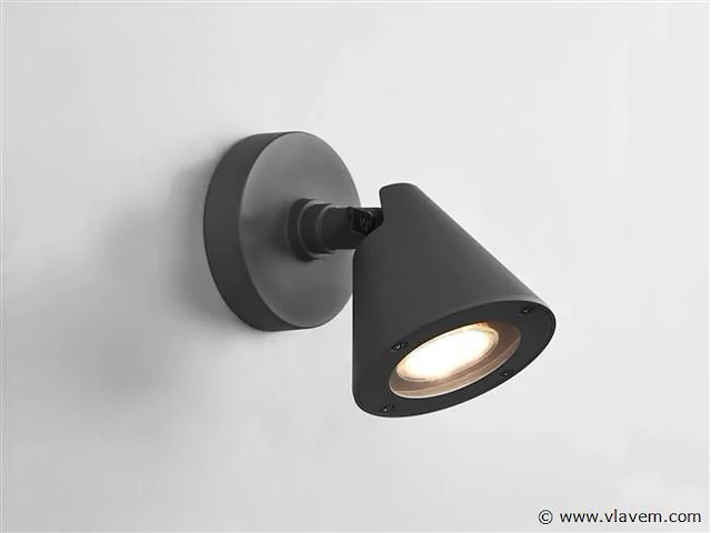 8 x lust 10 buiten wandlamp antraciet - afbeelding 2 van  8