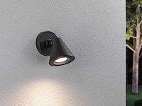 8 x lust wand lamp gu10 zwart - afbeelding 8 van  10
