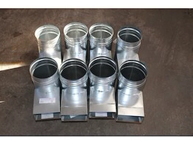 8 x mecano t 90° horizont. 55x110 ø125 - afbeelding 1 van  3