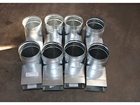 8 x mecano t 90° horizont. 55x110 ø125