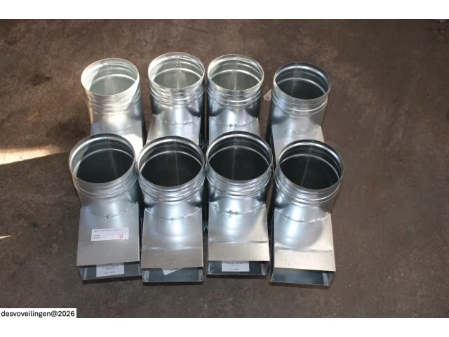 8 x mecano t 90° horizont. 55x110 ø125 - afbeelding 2 van  3